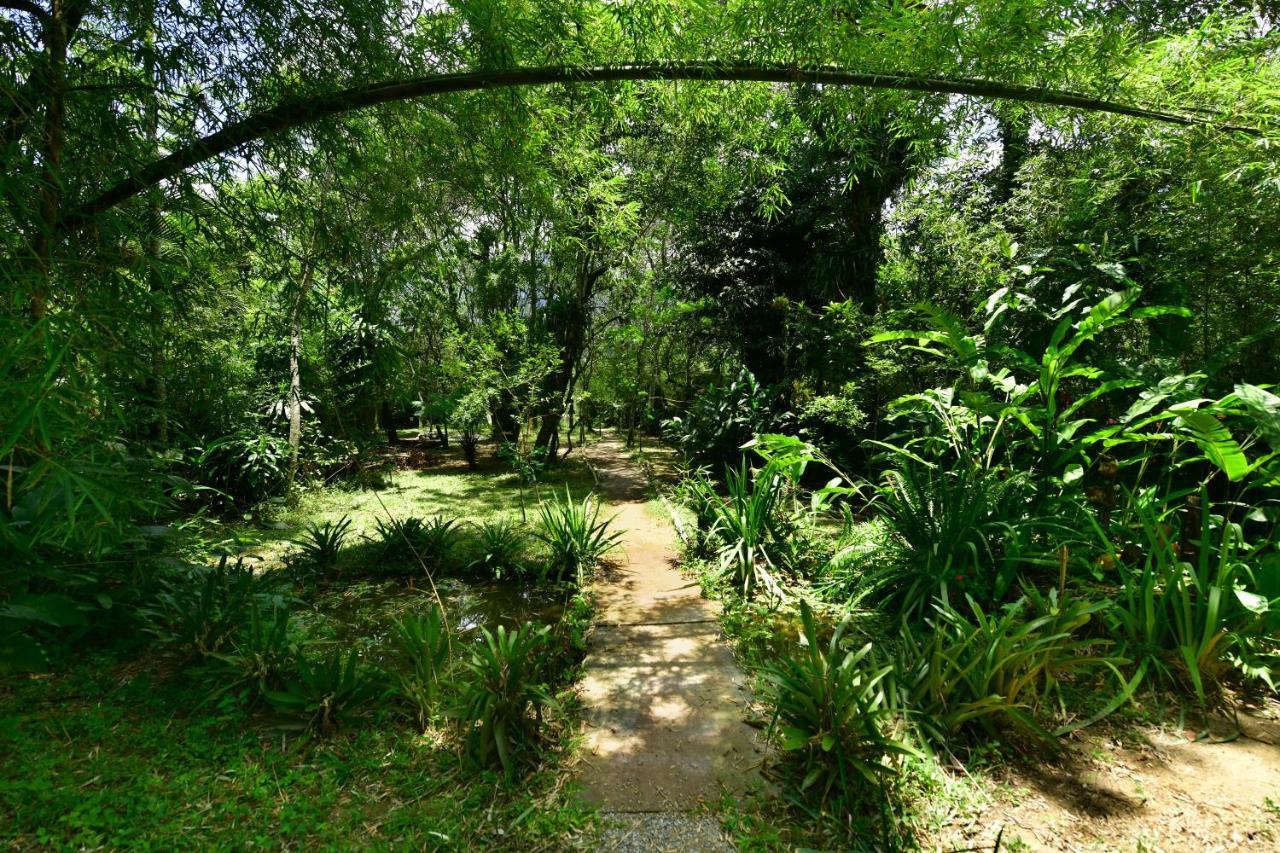 Chalé Privativo à beira do rio Jaguareguava na Mata Atlântica em Bertioga SP Vila Exterior foto